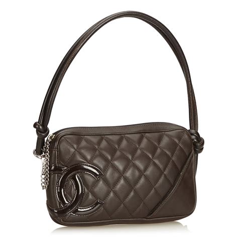 chanel black cambon pochette|chanel bag sale.